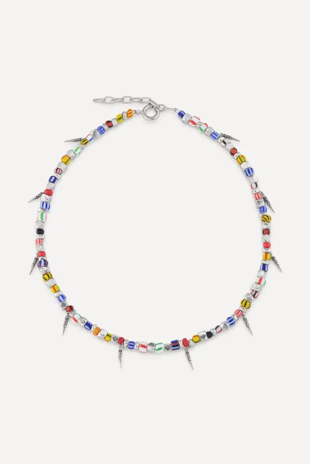 AerosmithSilver Necklace Shoes and Accessories Baandsh Jewelry