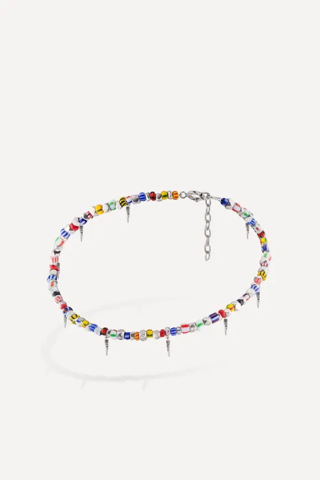AerosmithSilver Necklace Shoes and Accessories Baandsh Jewelry