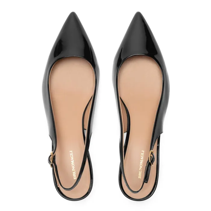 Bruno Magli Palerma Slingback Pump Emerald Patent Women Evening