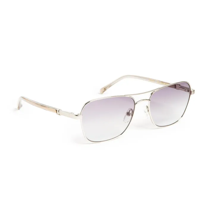 Bruno Magli Playa Aviator Sunglasses 8211 Silver Women Sunglasses