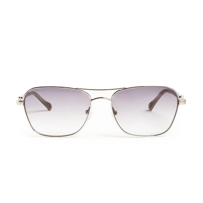 Bruno Magli Playa Aviator Sunglasses 8211 Silver Women Sunglasses