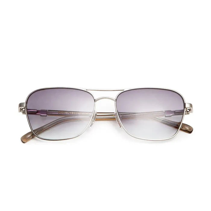 Bruno Magli Playa Aviator Sunglasses 8211 Silver Women Sunglasses