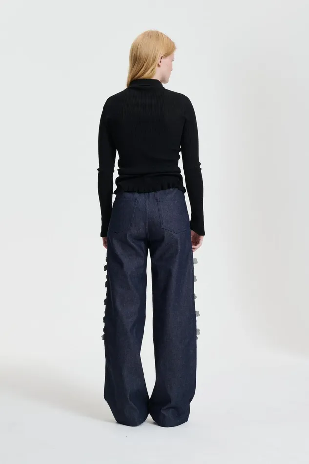 Cecilie Bahnsen Denim Women VIRGINIA TROUSER Indigo