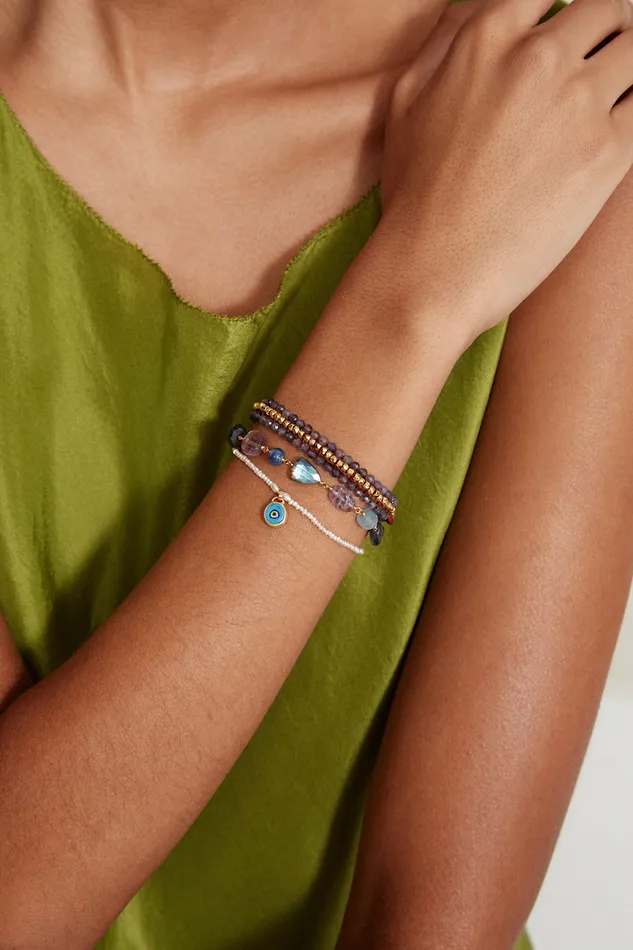Chan Luu Bracelets Maeve Bracelet Blue Mix 8211 Women