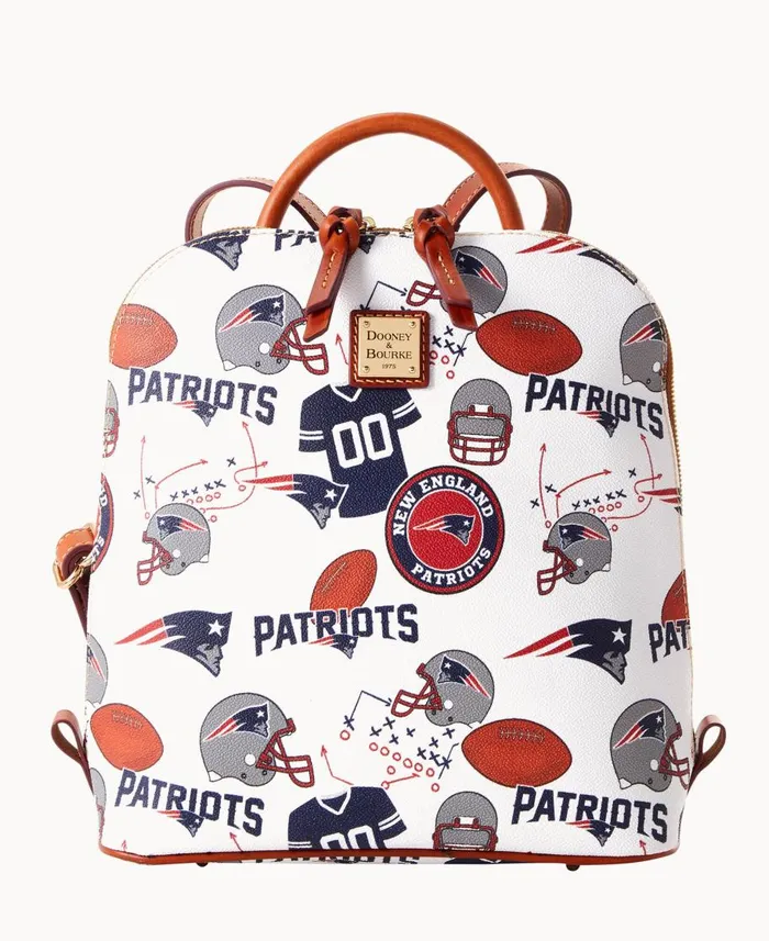 Dooney and Bourke Backpacks NFL Patriots Zip Pod Backpack Patriots 8211 WomenMen