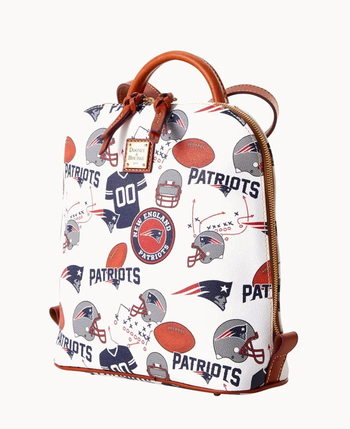 Dooney and Bourke Backpacks NFL Patriots Zip Pod Backpack Patriots 8211 WomenMen