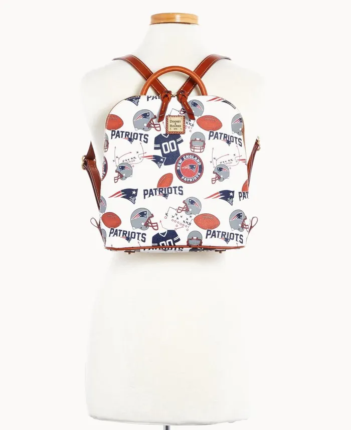 Dooney and Bourke Backpacks NFL Patriots Zip Pod Backpack Patriots 8211 WomenMen