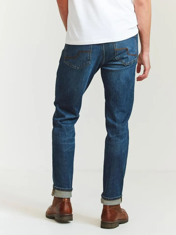 Fat Face Jeans Blue Slim Mid Wash Jeans 8211 Men