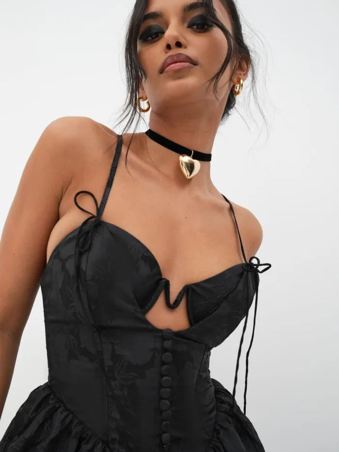 For Love and Lemons Dresses Faith Mini Dress Black 8211 Women For Love and Lemons Dresses Faith Mini Dress Black 8211 Women