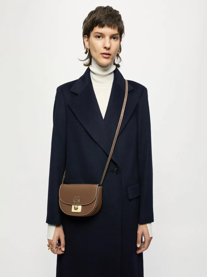 Jigsaw Bags and Clutches Women Denbigh Leather Crossbody Bag Brown