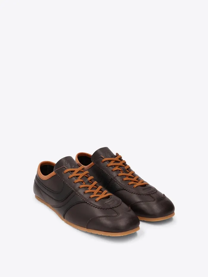 Men Dries Van Noten Shoes Leather Sneakers