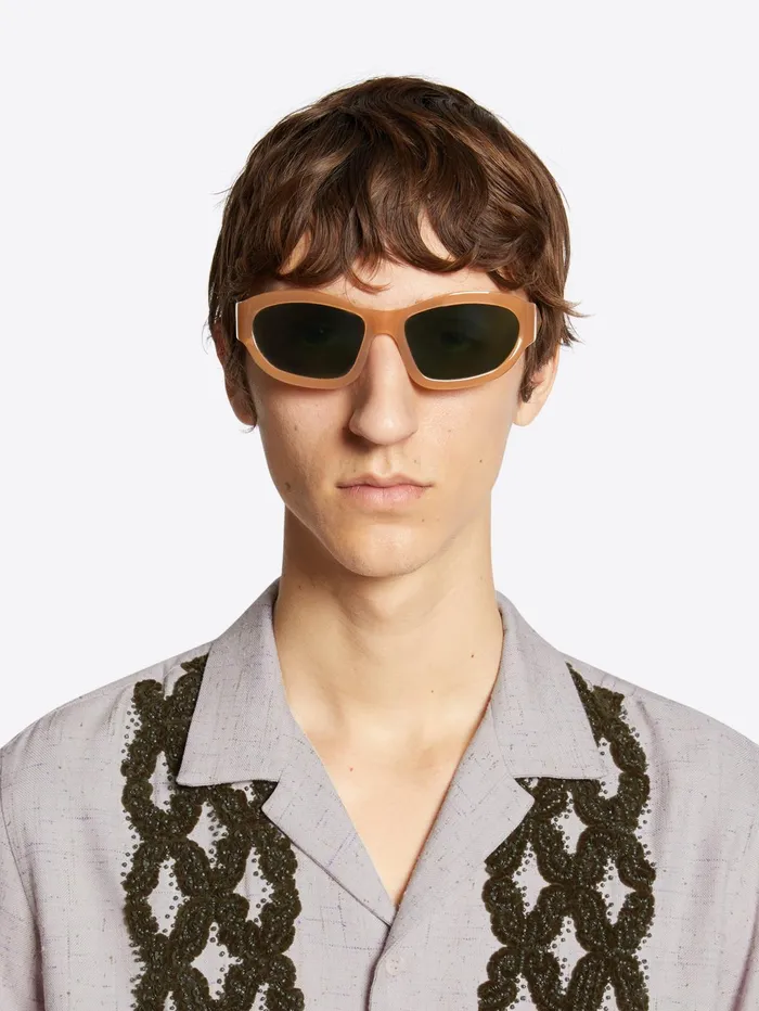 Men Dries Van Noten Sunglasses Oval Sunglasses Men Dries Van Noten Sunglasses Oval Sunglasses