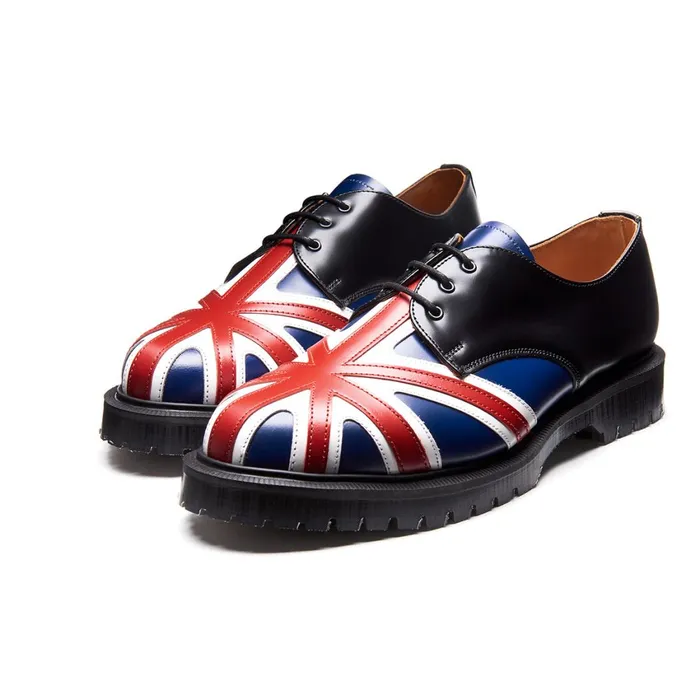 Men Solovair Gibson Shoes Union Jack Gibson Shoe