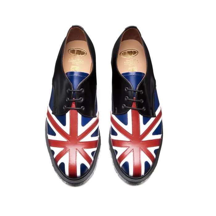 Men Solovair Gibson Shoes Union Jack Gibson Shoe