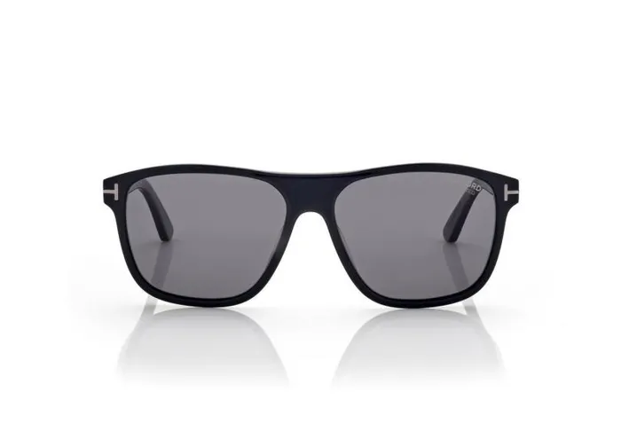 Men SUNGLASSES Tom Ford Polarized Frances Sunglasses Black