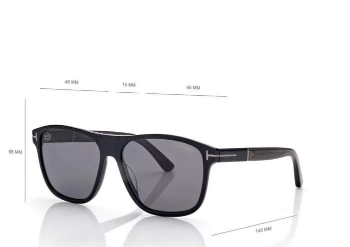Men SUNGLASSES Tom Ford Polarized Frances Sunglasses Black Men SUNGLASSES Tom Ford Polarized Frances Sunglasses Black