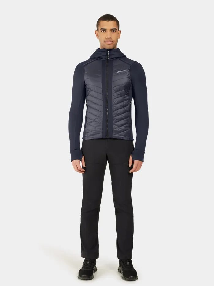 Men Zuko FullZip Dark Night Blue Didriksons Outdoor Jackets