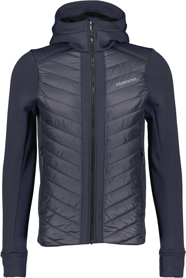 Men Zuko FullZip Dark Night Blue Didriksons Outdoor Jackets