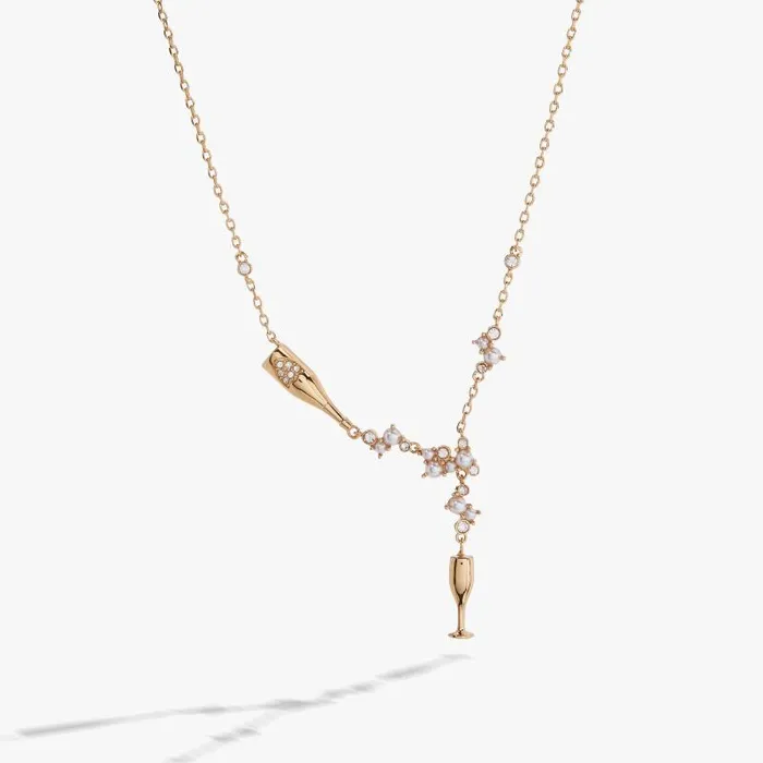 Necklaces Women Alex And Ani Champagne Inline Pendant Necklace Gold