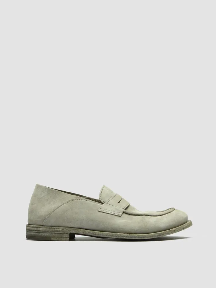 Officine Creative Loafers LEXIKON 516 Elmwood Green Suede Loafers 8211 Women