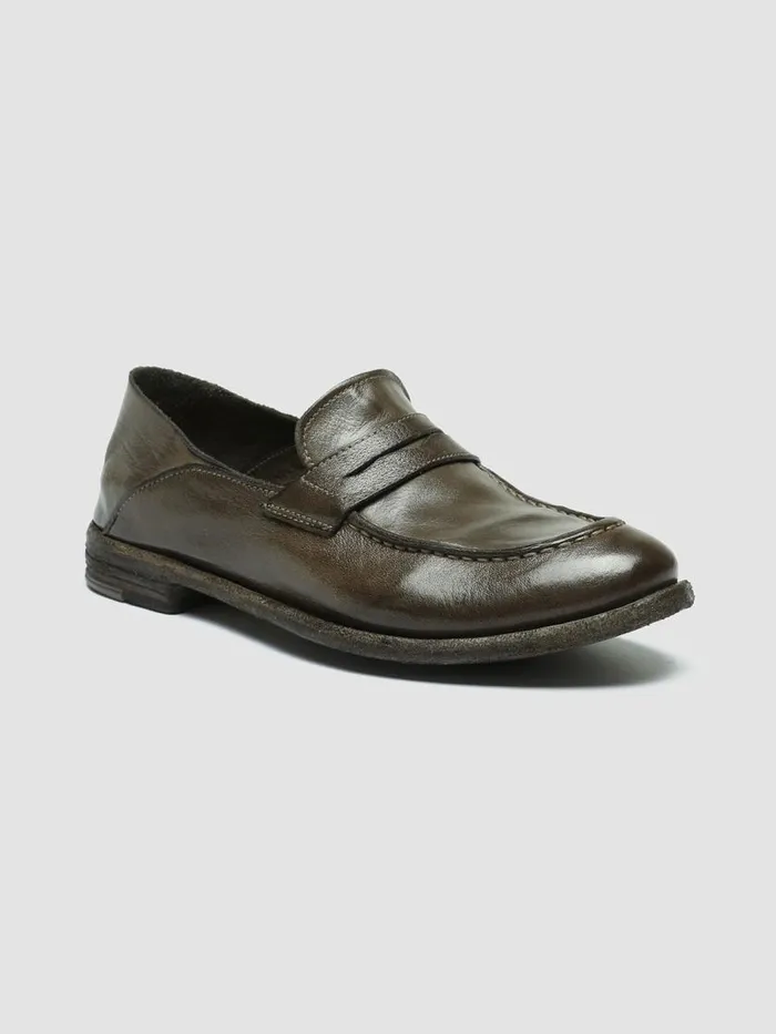 Officine Creative Loafers LEXIKON 516 Noun Brown Leather Loafers 8211 Women