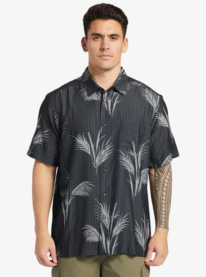 Quiksilver Skipped Out Woven Shirt Black Skipped Out MensWaterman Shirts and Polos