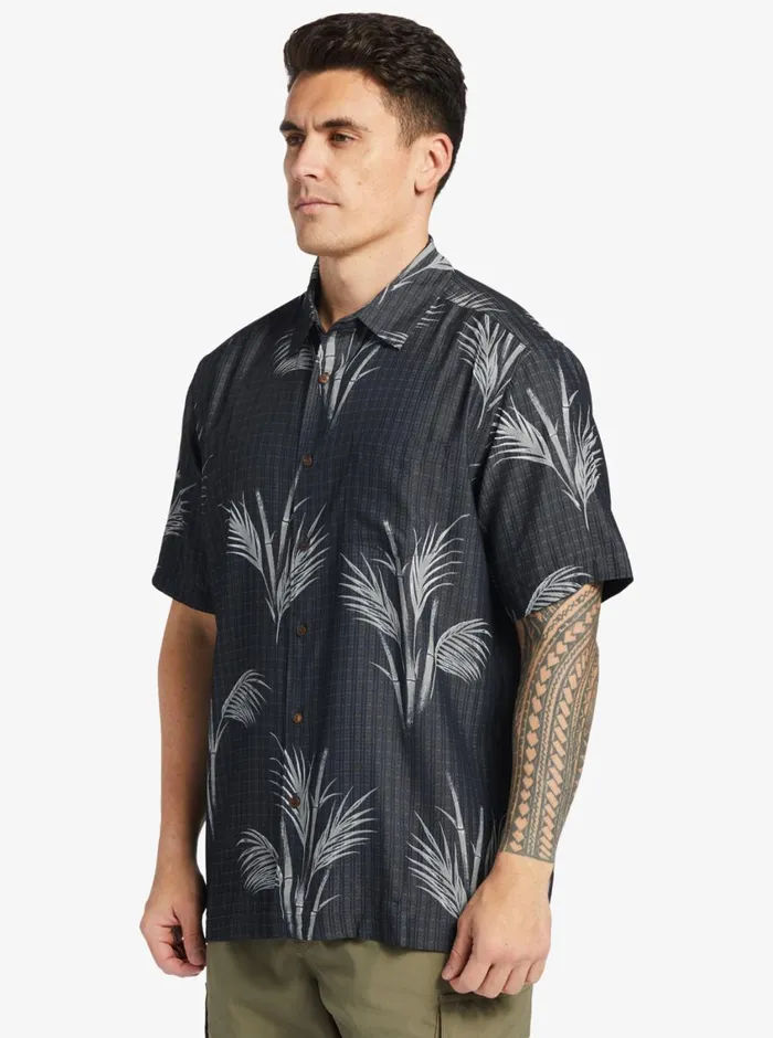 Quiksilver Skipped Out Woven Shirt Black Skipped Out MensWaterman Shirts and Polos