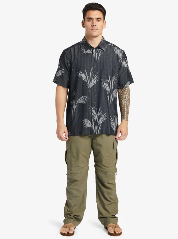 Quiksilver Skipped Out Woven Shirt Black Skipped Out MensWaterman Shirts and Polos