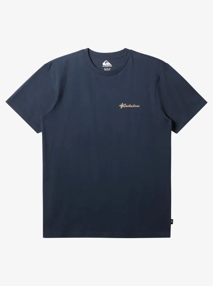 Quiksilver Tropical Horizon TShirt Dark Navy Mens Tees