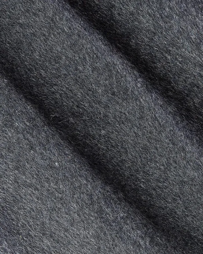 RWandCO Coats and Jackets Classic Wool Coat With Mock Neckline Charcoal Mix 8211 Women RWandCO Coats and Jackets Classic Wool Coat With Mock Neckline Charcoal Mix 8211 Women