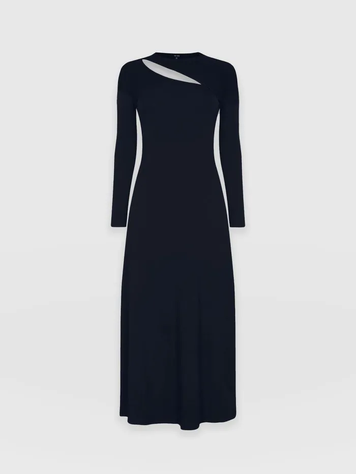 Saint And Sofia Dresses Women Reveal Viscose Runway Dress 8211 Navy Navy
