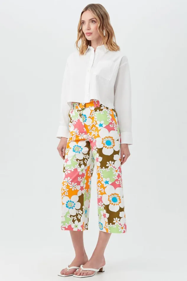 SHOP Trina Turk ALL TOPS AG AUBREY WHITE LONG SLEEVE BUTTONUP SHIRT