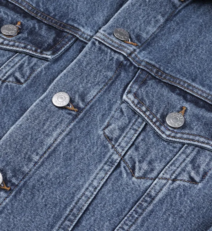 Sporty and Rich Jackets Women Denim Jacket 8211 Medium Blue