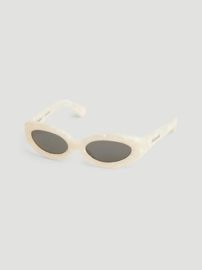 Sunglasses WomenMen Holzweiler Lotta Frame White Mix