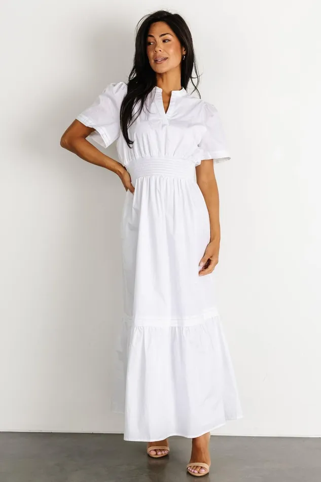 Women Bridal Baltic Born Vera Maxi Dress Off White