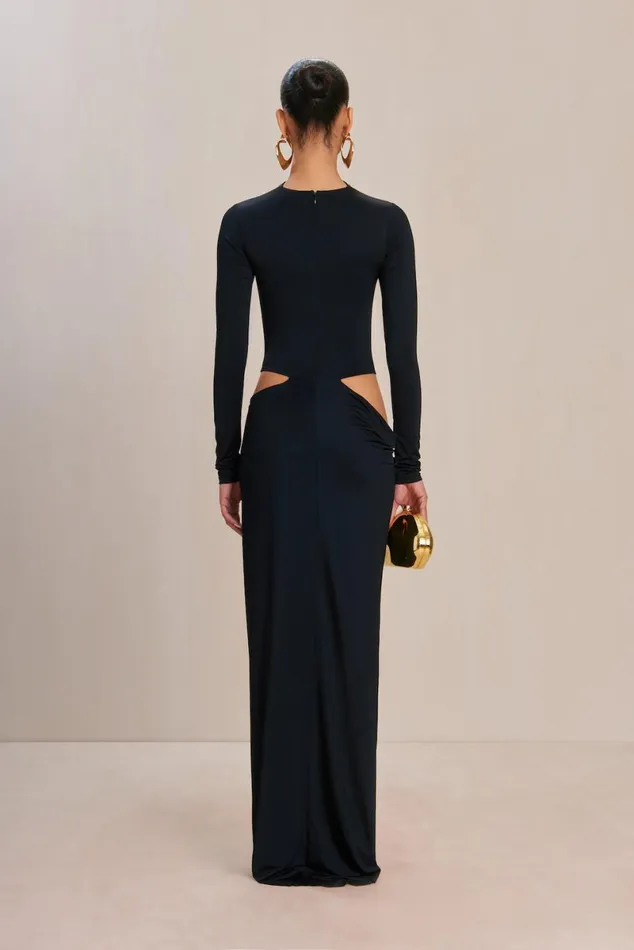 Women Cult Gaia Dresses KERI GOWN 8211 BLACK Women Cult Gaia Dresses KERI GOWN 8211 BLACK