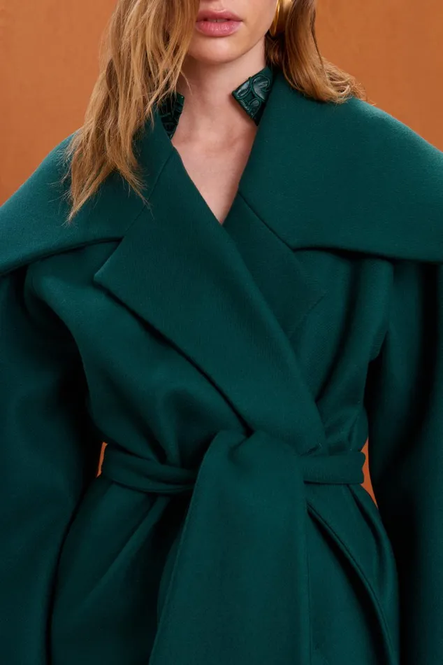 Women Cult Gaia Outerwear NIX COAT 8211 FOREST GREEN Women Cult Gaia Outerwear NIX COAT 8211 FOREST GREEN