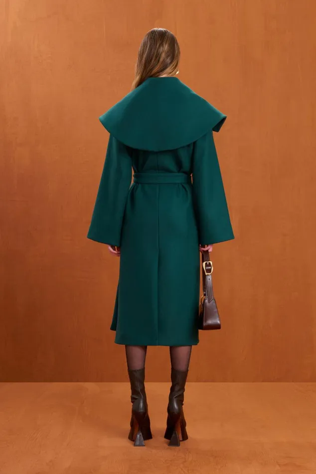 Women Cult Gaia Outerwear NIX COAT 8211 FOREST GREEN Women Cult Gaia Outerwear NIX COAT 8211 FOREST GREEN