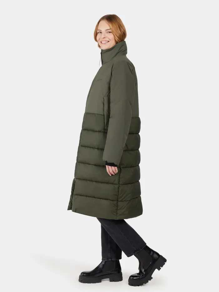Women Fabiola Parka Deep Green Didriksons Autumn Jackets
