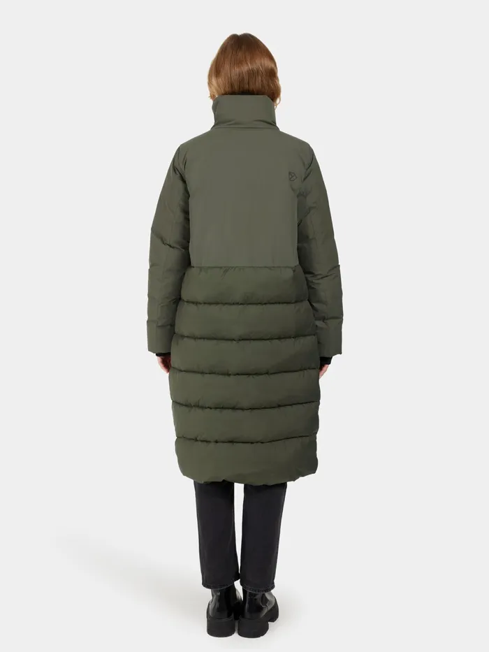 Women Fabiola Parka Deep Green Didriksons Autumn Jackets