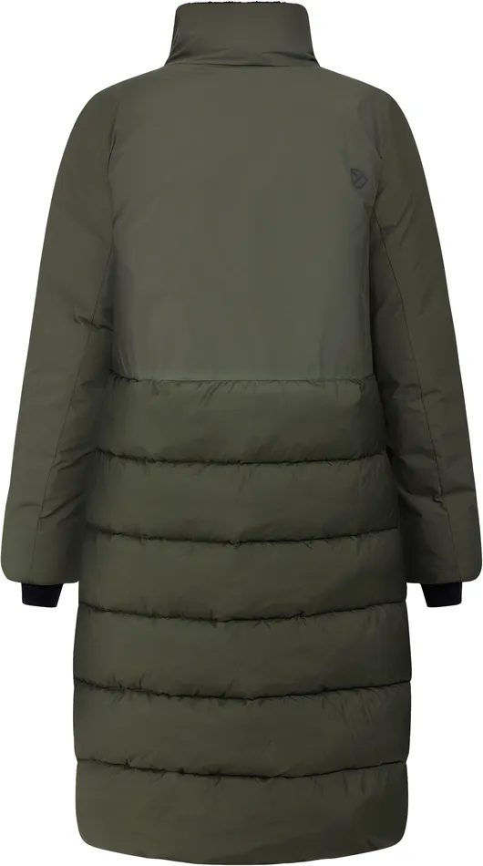 Women Fabiola Parka Deep Green Didriksons Autumn Jackets