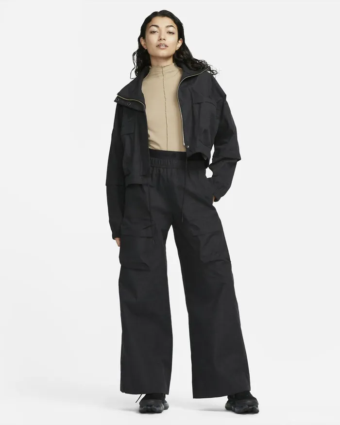 Women Nike All Clothing Sportswear Tech Pack Black Heatherblack