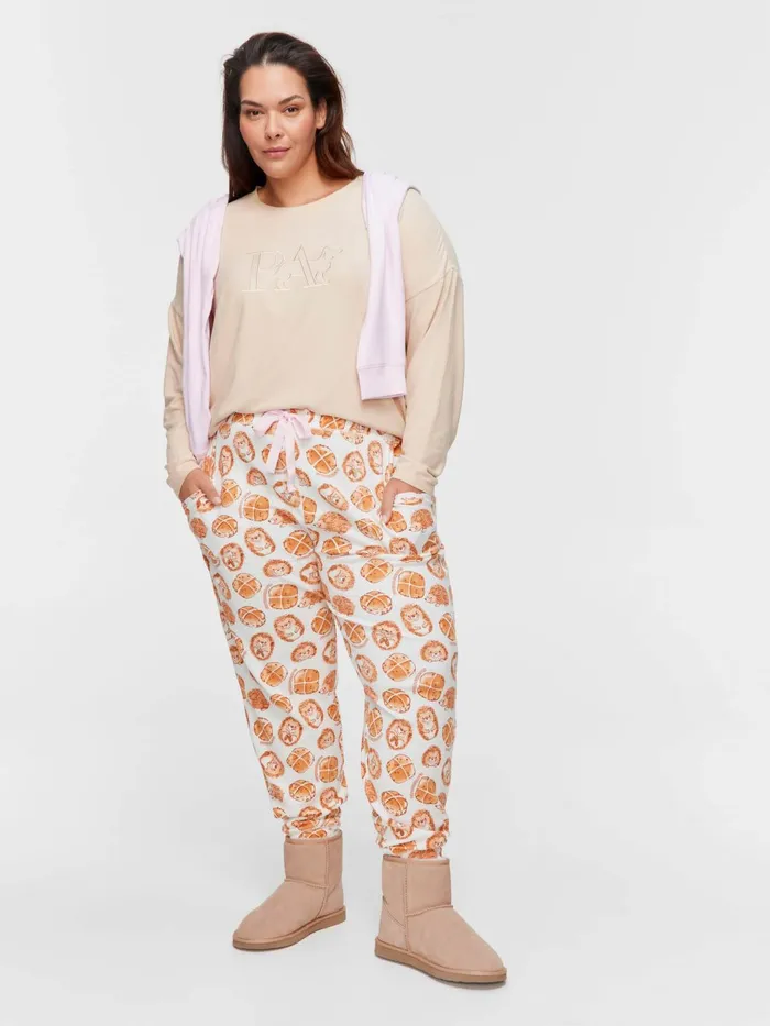 Women PA Plus Cute Buns Waffle Easy Pj Pant Multi Peter Alexander Online Only Styles