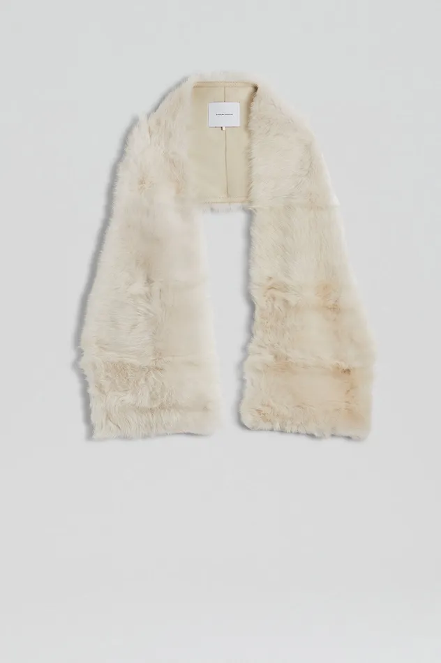 Women Scanlan Theodore TOSCANA SCARF CREME Denim Women Scanlan Theodore TOSCANA SCARF CREME Denim