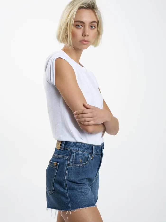 Womens Kelsey Short Roadhouse Blue Thrills Denim Shorts