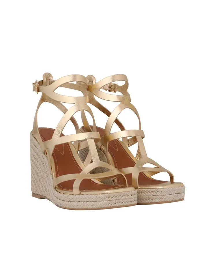 Zimmermann Heeled Sandals Zimmermann Bay Espadrilles 110 Gold 8211 Women