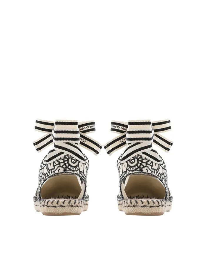 Zimmermann Sandals Zimmermann Sol Espadrille Onyx 8211 Women
