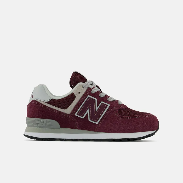 574 Core Burgundy with White Size 105 8211 3 New Balance Kids