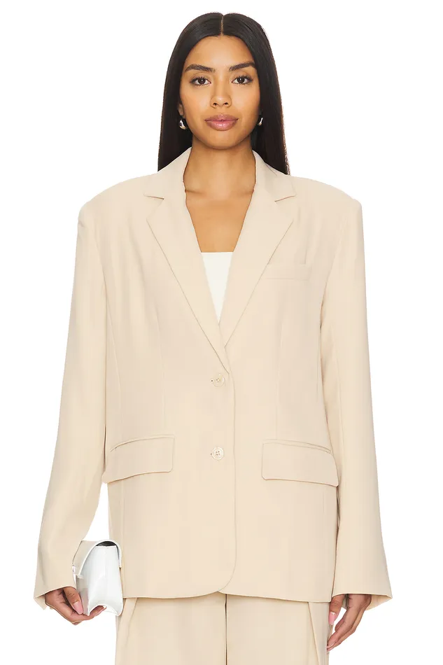 Abbey Blazer Beige Neutral Women Lovers and Friends Jackets and Coats Abbey Blazer Beige Neutral Women Lovers and Friends Jackets and Coats