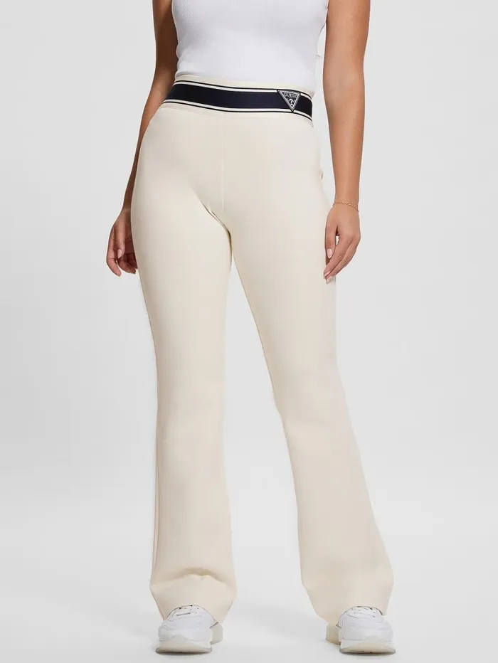 Activewear GUESS Women Eco Ann Scuba Long Pants Ocean Salt